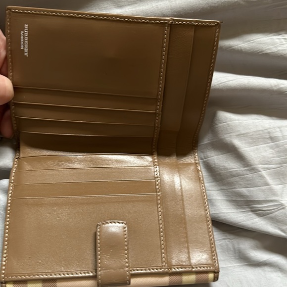 Authentic Burberry Ladies Wallet Mid Size with large coin purse. Lots of pink! - Picture 3 of 5